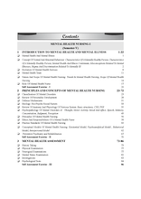 Text book of Mental Health Nursing