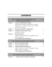 MENTAL HEALTH AND PSYCHIATRIC NURSING FOR GNM