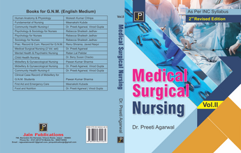 GNM MEDICAL SURGICAL NURSING   English medium ) set of 2 books