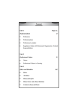 Proffessionalism professional values &  Ethics including bloethics BSC
