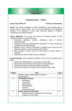 PHARMACOGNOSY THEORY ( D. PHARMACY 1 YEAR )